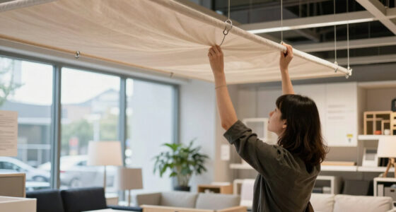 The IKEA Store Convinced Me To Hang Room Dividers From The Ceiling