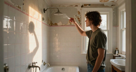 This Bath Had Peeling Molding, a Drop Ceiling, and Pink Grout — Now It's Classic