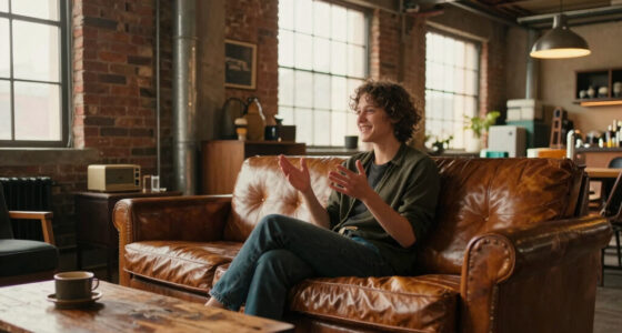 This Industrial Loft Feels More Like a Cozy 1990s Sitcom Set Than a Studio Apartment