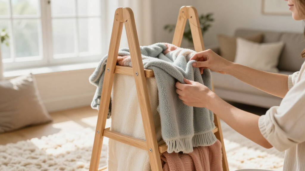 Aldi's Best-Selling Blanket Storage Ladder Is Finally Back