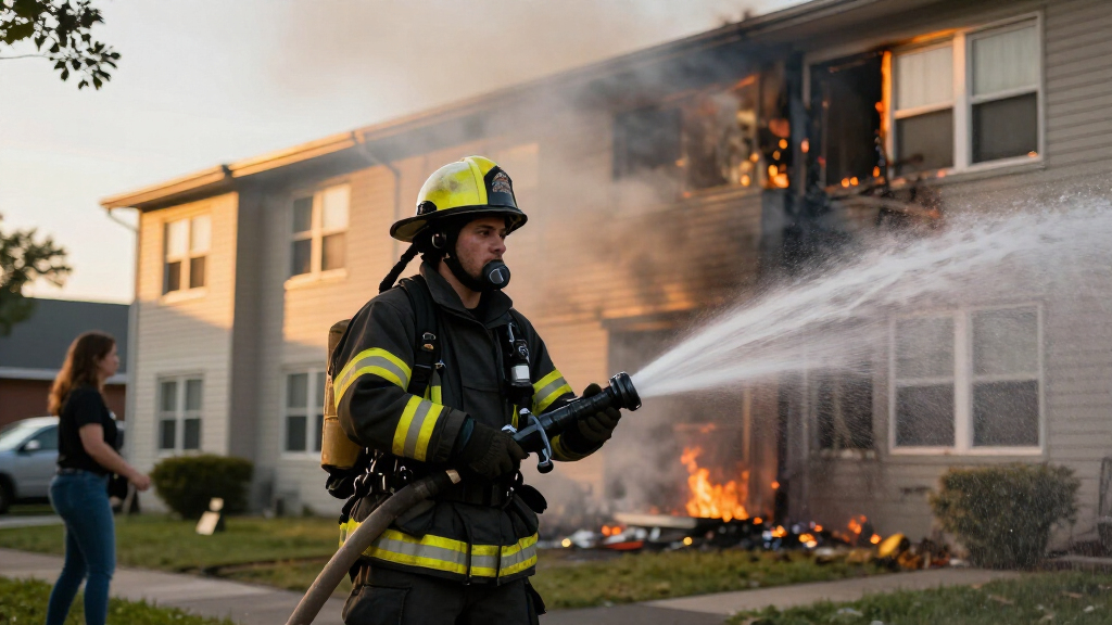 Firefighters Battle Blaze At 3-Story Apartment Building In DC - WTOP