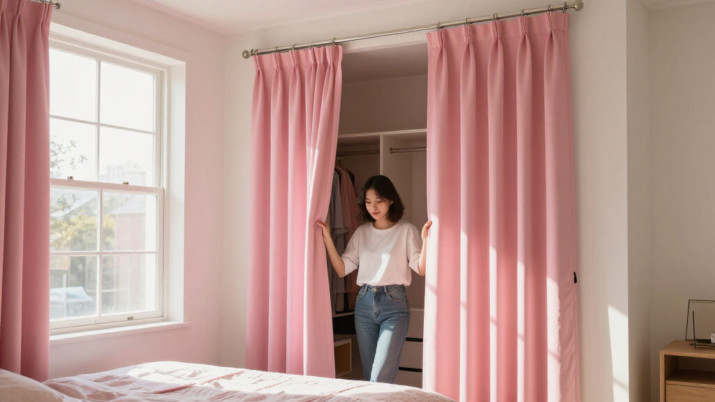 I Ditched My Closet Doors For $60 Pleated Curtains (See Why!)