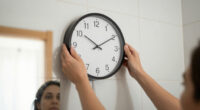 I Moved A Clock To My Bathroom, And It Changed My Morning Routine Forever
