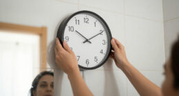 I Moved A Clock To My Bathroom, And It Changed My Morning Routine Forever