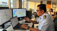 Kepala Dinas Perhubungan Provinsi DKI Jakarta, Bapak Budi Awaluddin, Mengikuti Kegiatan Senam Pagi Bersama Jajaran Dinas Perhubungan Provinsi DKI Jakarta Di Lingkungan Pelabuhan Mu