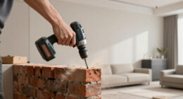 They Removed The Living Room’s Brick Fireplace — And They Don’t Regret It