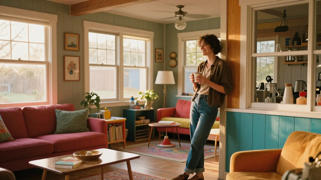 A Designer Transformed A 1977 Sears Kit House Into A Colorful Retreat