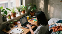 A Tiny Corner Of An NYC Bedroom Became The Most Inspiring Office
