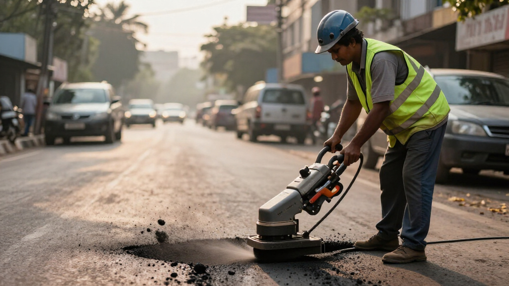 Bengaluru Introduces Jet Patchers To Fix Potholes Without Disrupting Traffic - Indiatoday.in