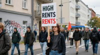 Berlin Protest Against High Rents And Expropriation
