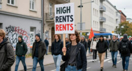 Berlin Protest Against High Rents And Expropriation