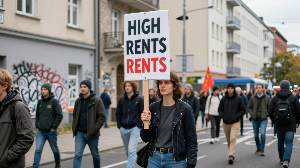 Berlin Protest Against High Rents And Expropriation