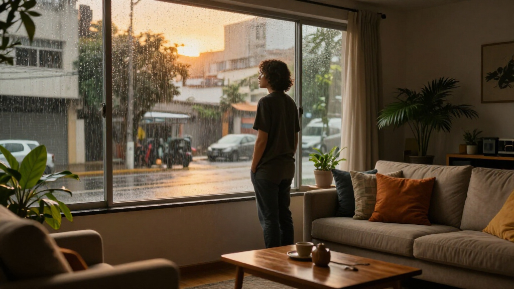 Heavy Rain Causes Flooding In São Paulo's East Zone