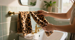 This Leopard Print Towel Set Adds Personality To My Boring Bathroom