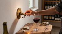 A Pair Of Antique Sconces Found In The Basement Informed The Ethos Of This Wine Country Home