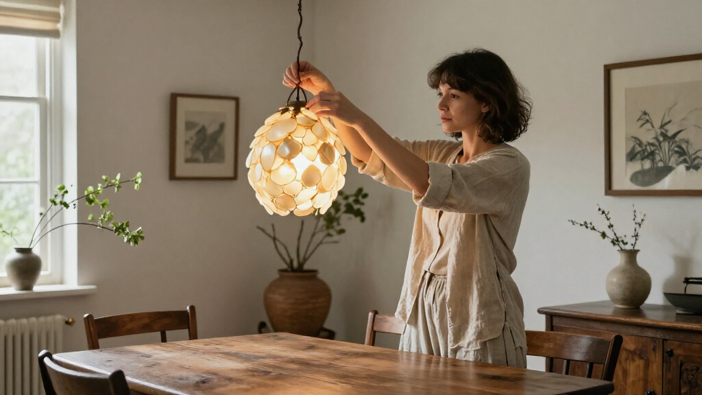 Capiz Shell Is The Lighting Trend That Will Make Your Home Feel Softly Romantic