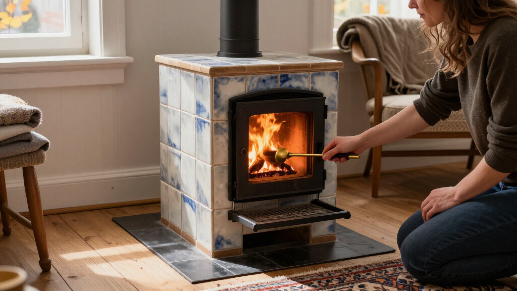 Forget Conventional Woodburners, These Centuries-Old Swedish Ceramic Stoves Aren't Just More Efficient, They Make A Better Design Centerpiece