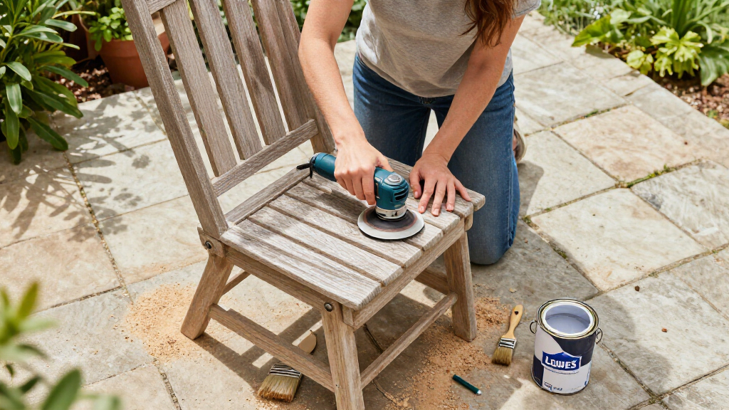 Not A Bench Grinder: Renew Outdoor Furniture With A Highly Rated Lowe's Product