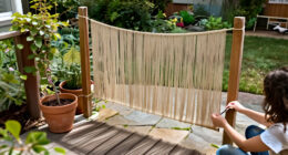 Skip Traditional Fences: Add Privacy To Your Yard With This Boho-Inspired Idea