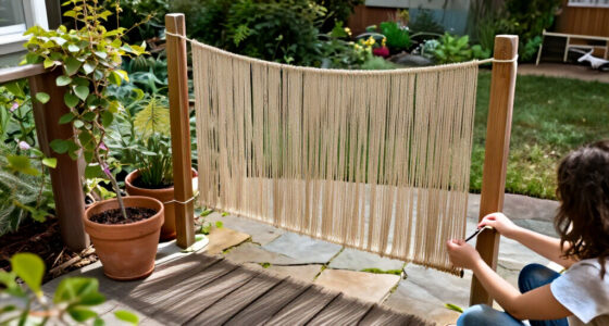 Skip Traditional Fences: Add Privacy To Your Yard With This Boho-Inspired Idea