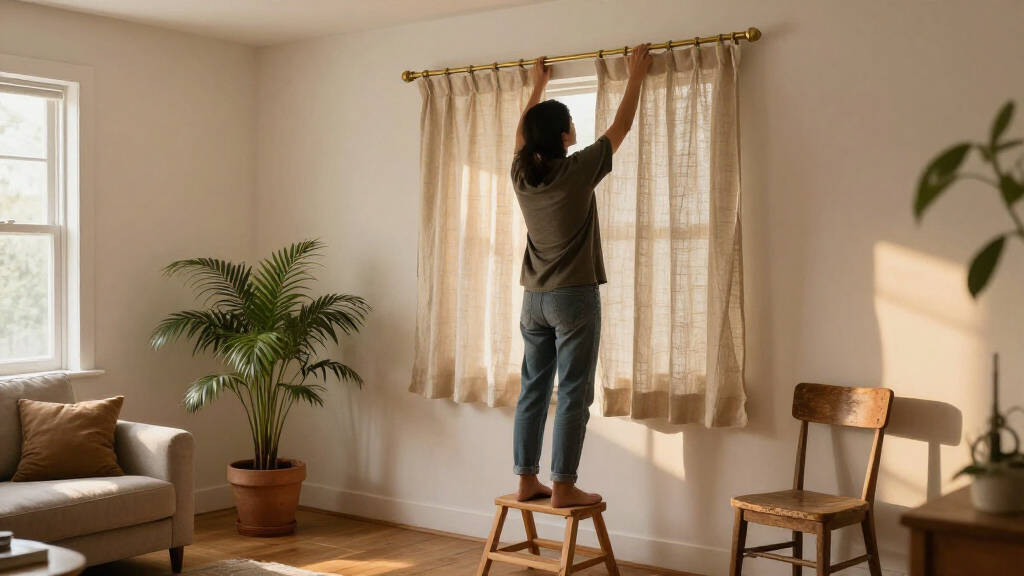 Skip Traditional Window Treatments: This Easy DIY Is Cheaper & Looks 'Bougie On A Budget'