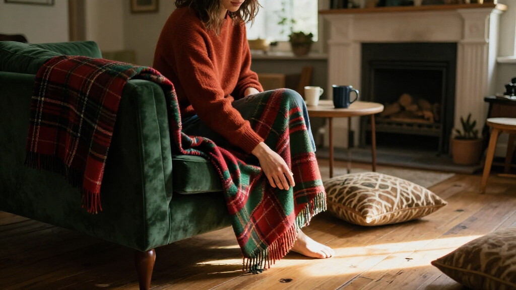 Sorry Tartan, The Cosiest Homes Are Stealing This 'Old-fashioned' Pattern From The Fashion World – I've Tracked Down The Homeware Brands Doing It The Best