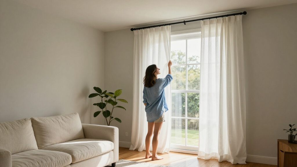 Swap Your Curtain Rod For This More Minimalistic Alternative