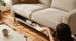 The Cozey Atmosphere Sofa Secretly Creates Storage Out Of Thin Air