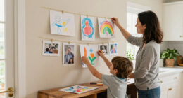 There's A Cuter Way To Display Kids' Artwork Than The Fridge