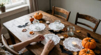 Use Doilies To Create Subtle Halloween Decor With Vintage Charm