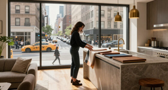 With Expanses Of Glazing Looking Out Over Bustling Manhattan, The Designer's Challenge For This Apartment Was Creating A "Sense Of Intimacy" Inside