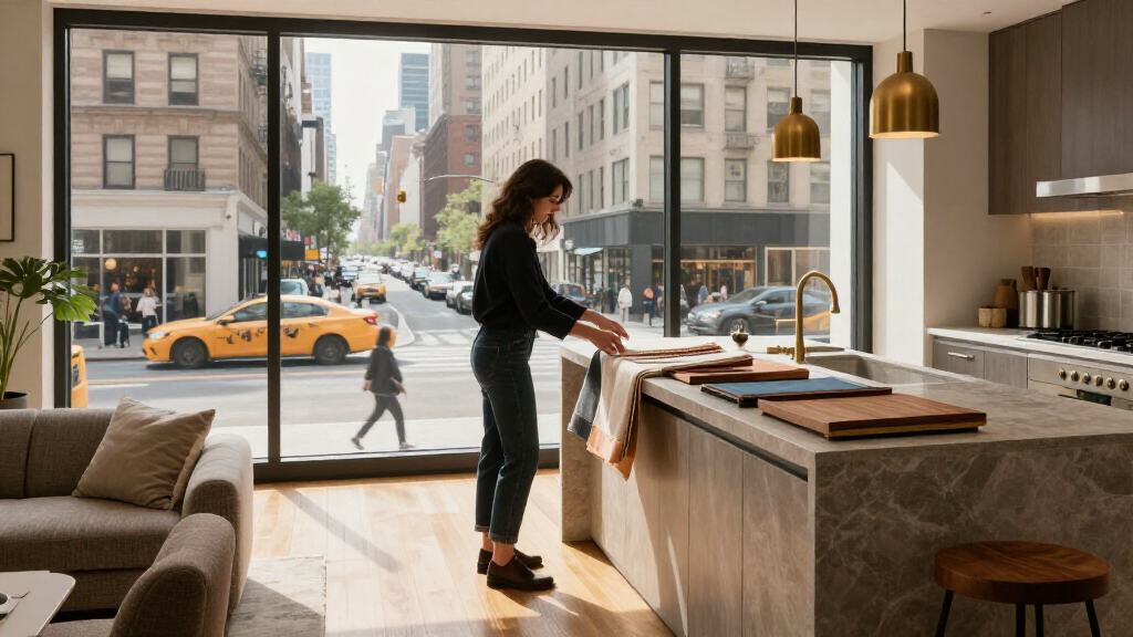 With Expanses Of Glazing Looking Out Over Bustling Manhattan, The Designer's Challenge For This Apartment Was Creating A "Sense Of Intimacy" Inside